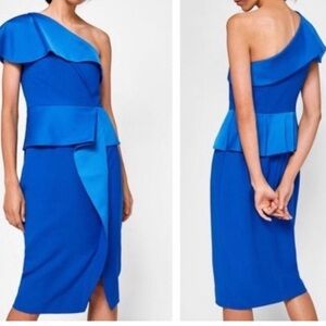 Ted Baker one shoulder dress-size 2
